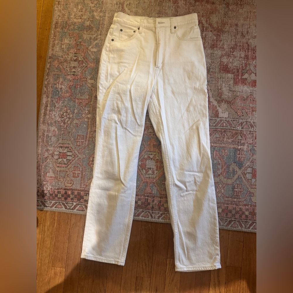 Abercrombie & Fitch High-Rise White Women's Jeans